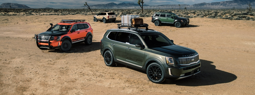 2020 Kia Telluride in Several Paint Colors