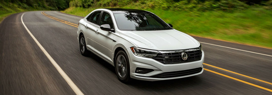 2020 Volkswagen Jetta driving on a road
