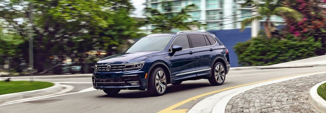 front and side view of the 2022 VW Tiguan