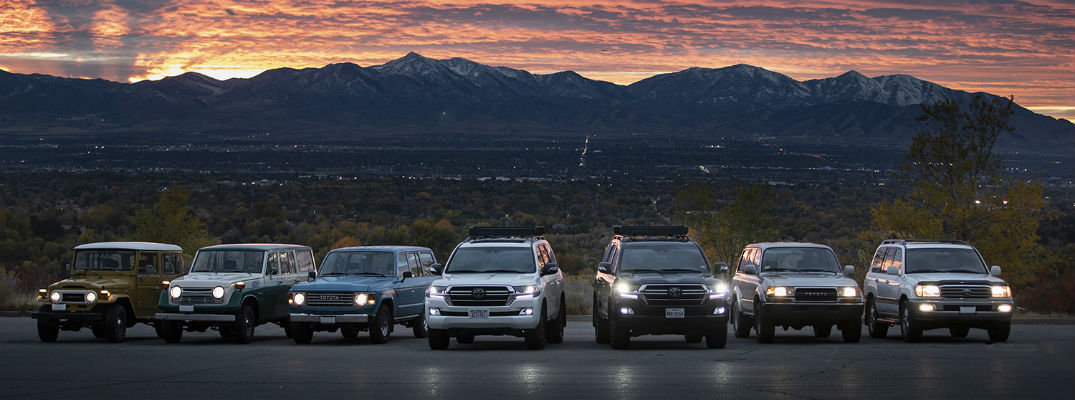 Multi-vehicle Toyota Land Cruiser lineup