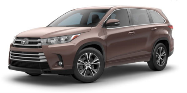 2018 Toyota Highlander Exterior Color Customization Options 2018 Toyota Highlander Exterior Color Customization Options