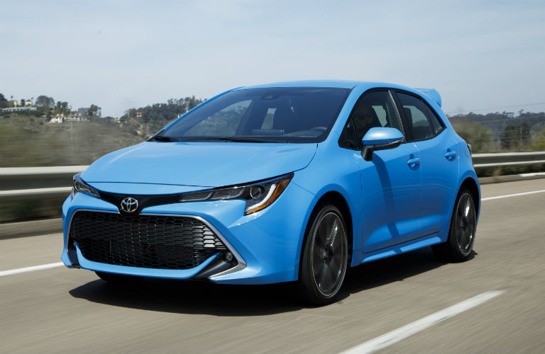 Blue 2020 Toyota Corolla Hatchback