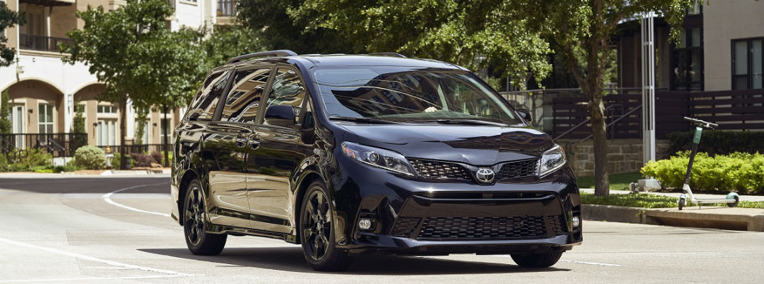 Black 2020 Toyota Sienna