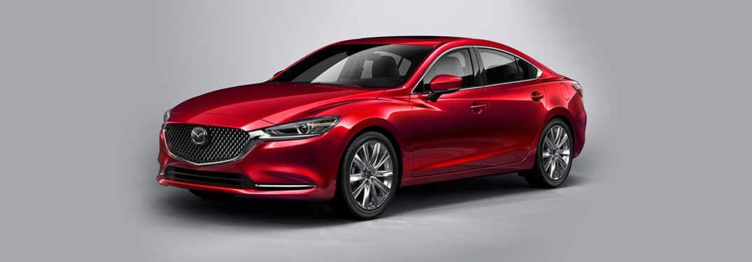red 2018 Mazda6 front side view
