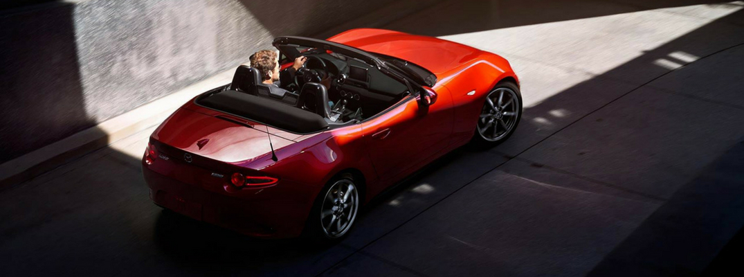 2018 Mazda MX-5 Miata Overhead View of Red Exterior