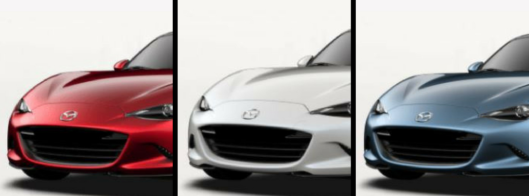 2018 Mazda MX-5 Miata in Red White and Blue Paint Colors