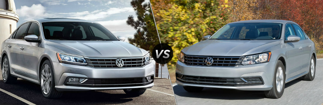2018 Volkswagen Passat vs 2017 Volkswagen Passat
