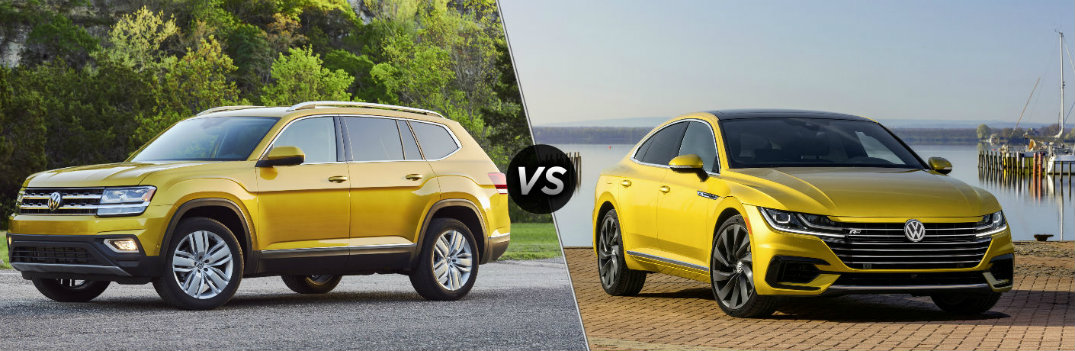 2018 Volkswagen Atlas vs 2019 Volkswagen Arteon