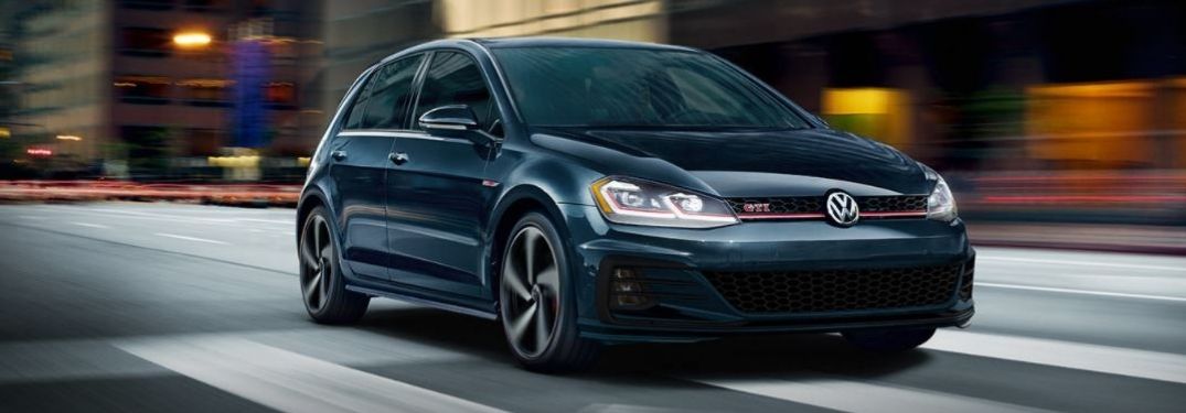 2020 Volkswagen Golf GTI driving front view