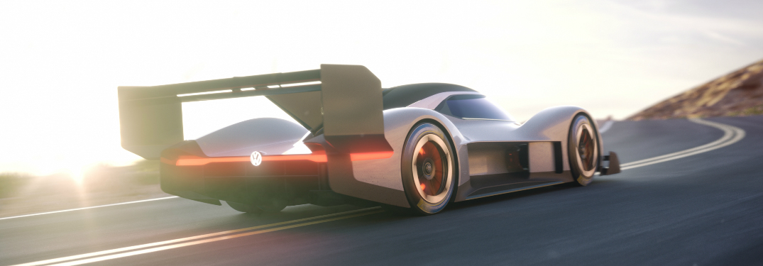 Drawing of the VW ID R Pikes Peak Race Car