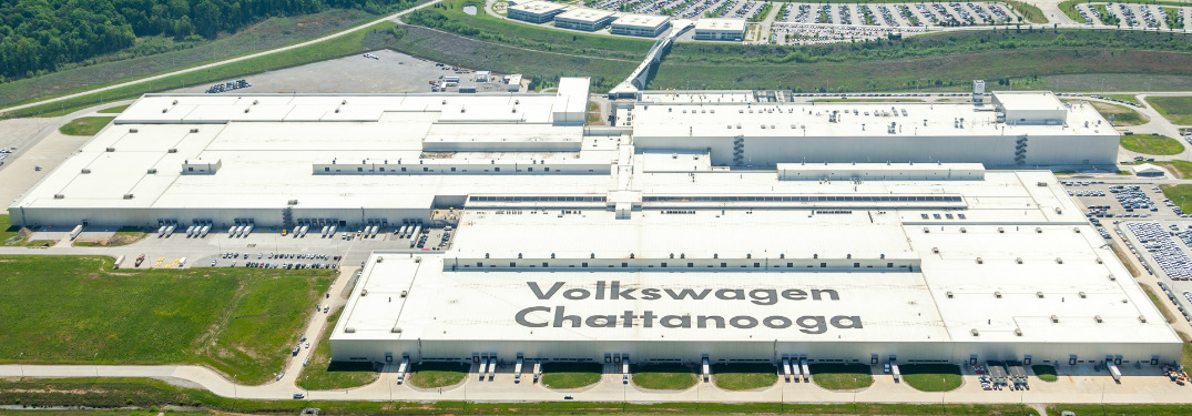 Aerial View of Volkswagen Chattanooga Plant