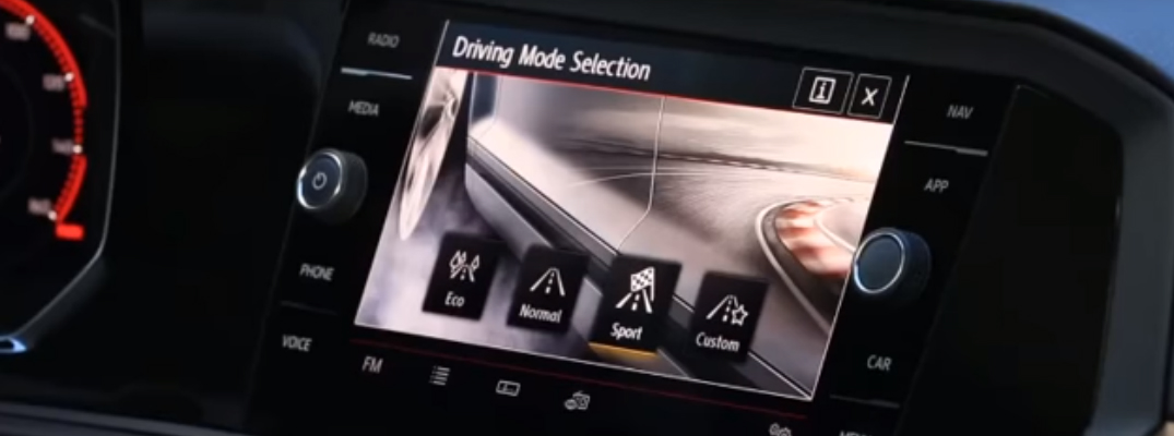 Driving Mode Selection Feature in 2019 VW Jetta