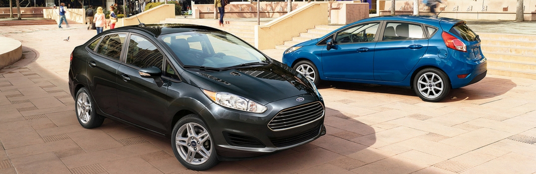 2018 Ford Fiesta parked next to another Fiesta