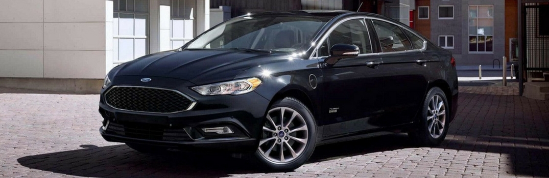 2018 Ford Fusion parked outside.