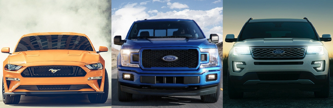 Ford Vehicles from the current lineup