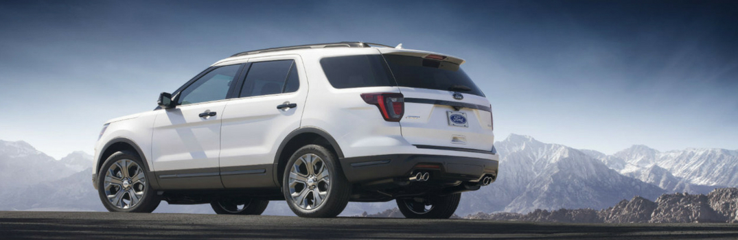 2018 Ford Explorer parked outside.
