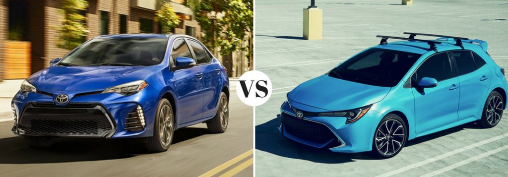 2019 Toyota Corolla Vs 2019 Toyota Corolla Hatchback