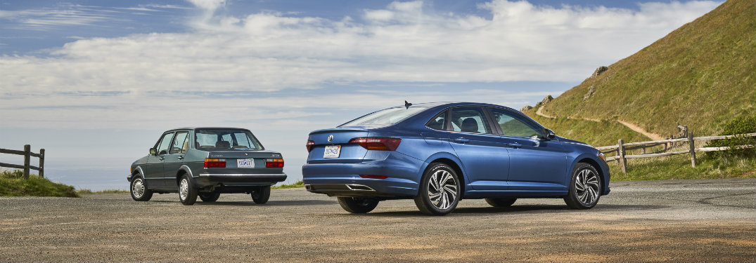 1982 and 2019 Jetta