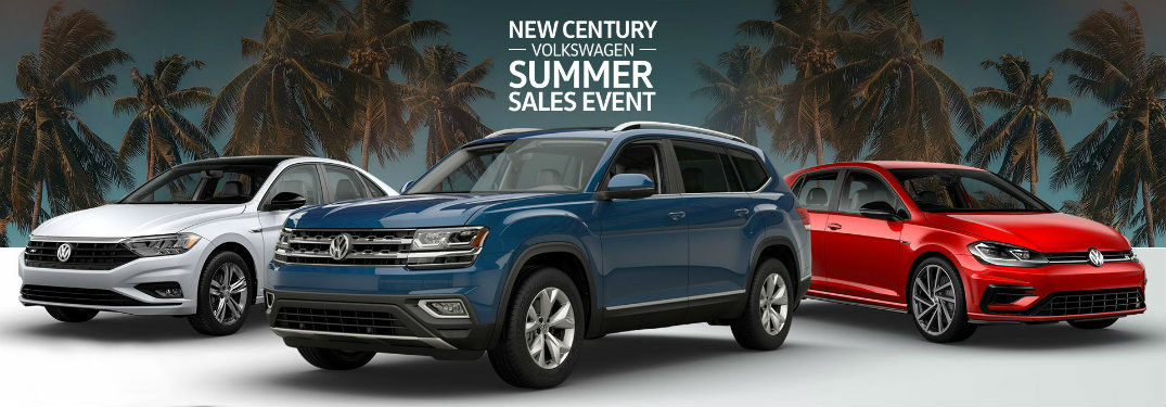 Banner with Tiguan, Jetta and Golf