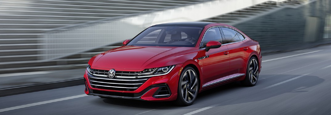2021 Volkswagen Arteon driving on a road