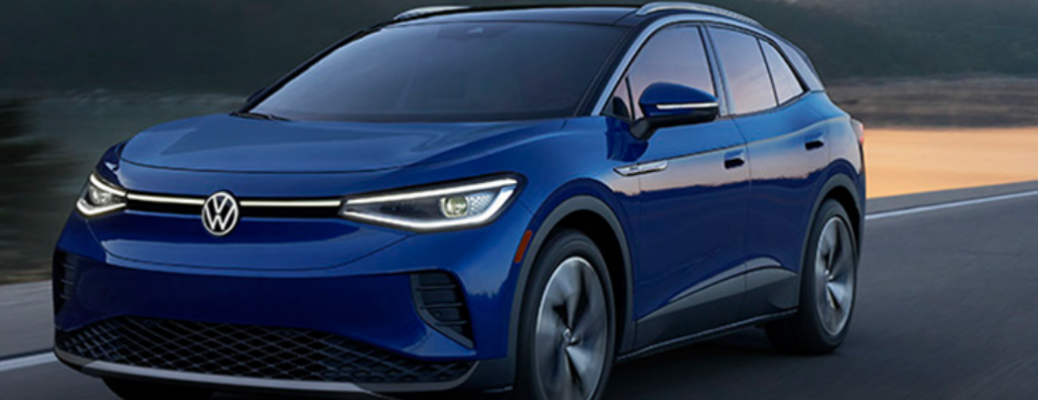 2021 Volkswagen ID.4 running on road