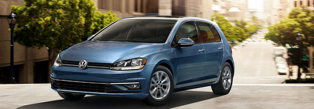 2018 Volkswagen Golf parked on a street