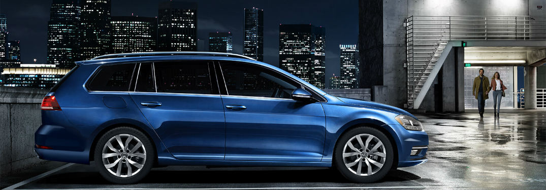 2018 Volkswagen Golf SportWagen parked in a parking lot