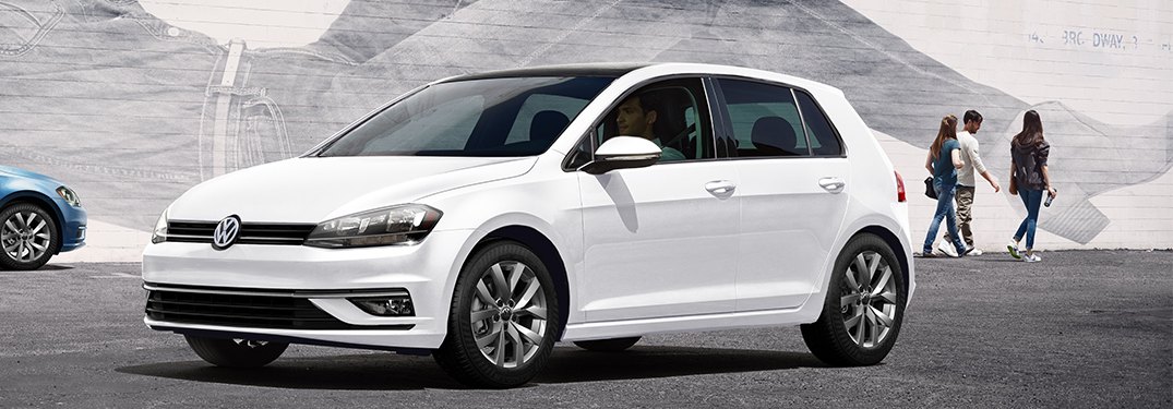 2019 Volkswagen Golf parked in a parking lot