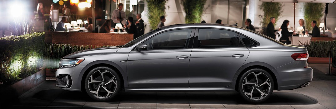 2020 Volkswagen Passat parked by resturant