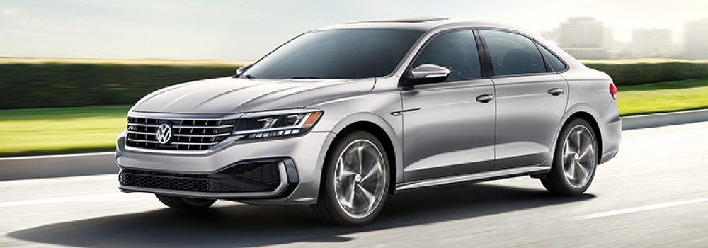 2020 Volkswagen Passat driving down road