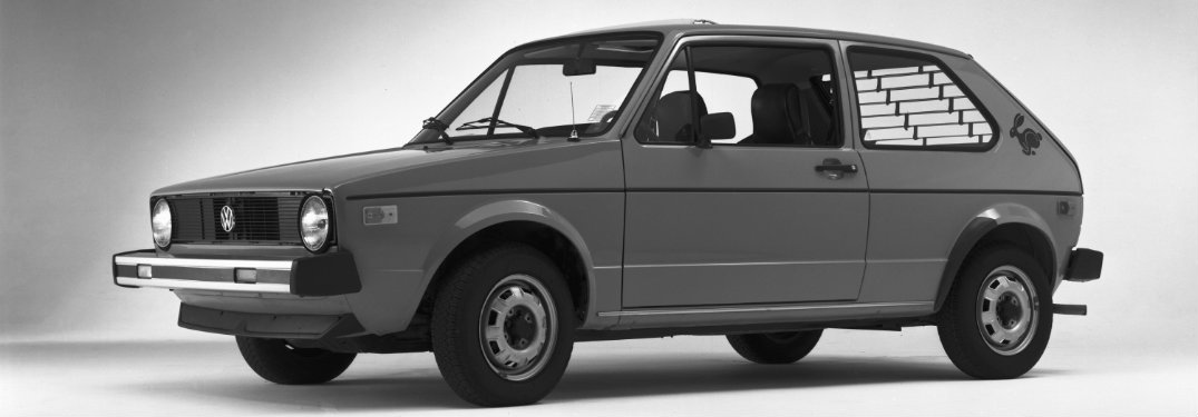 Volkswagen Rabbit MK1 black and white