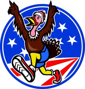cartoon turkey running
