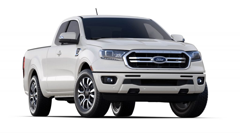 2020 Ford Ranger White Platinum Exterior Color
