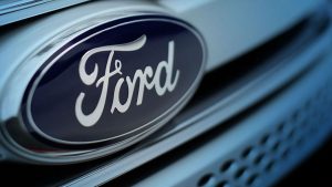 Ford badge on a Ford grille