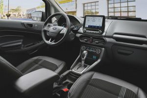 front interior of a 2020 Ford EcoSport