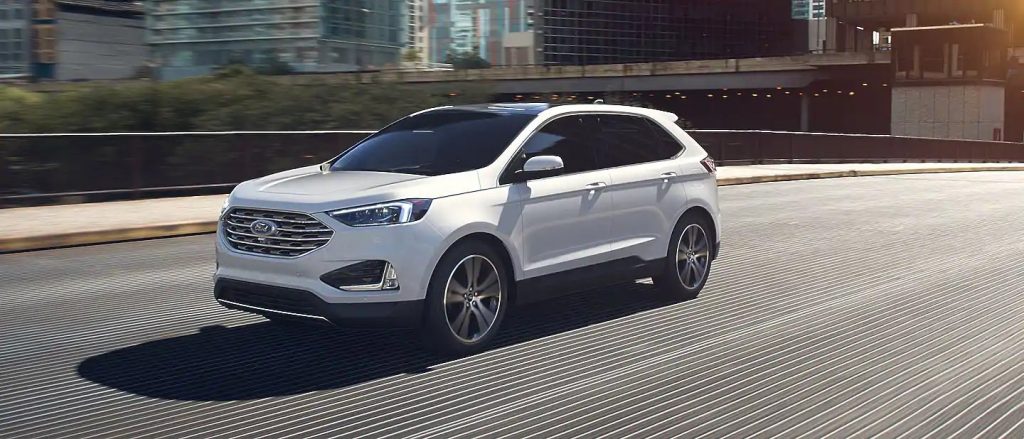 2020 Ford Edge Star White Exterior Color
