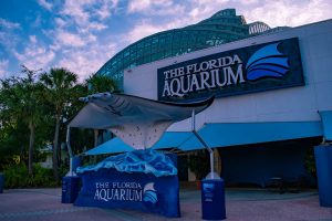 front entrance to the Florida Aquarium