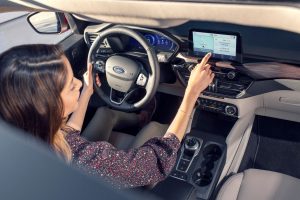 front interior of a 2020 Ford Escape