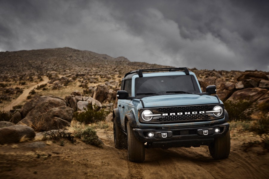 front view of a 2021 Ford Bronco