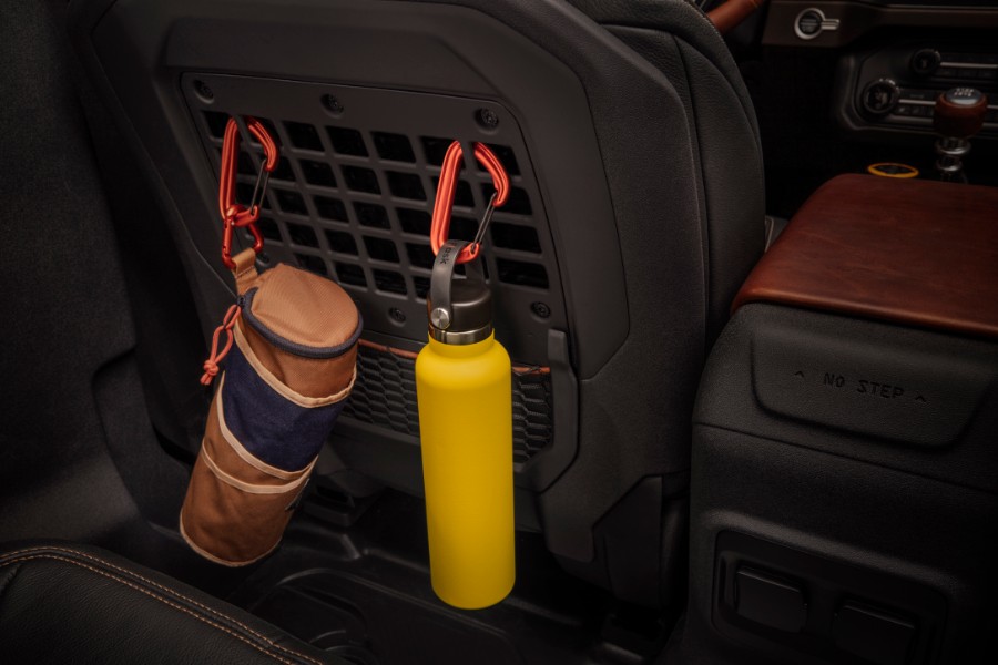 storage in a 2021 Ford Bronco
