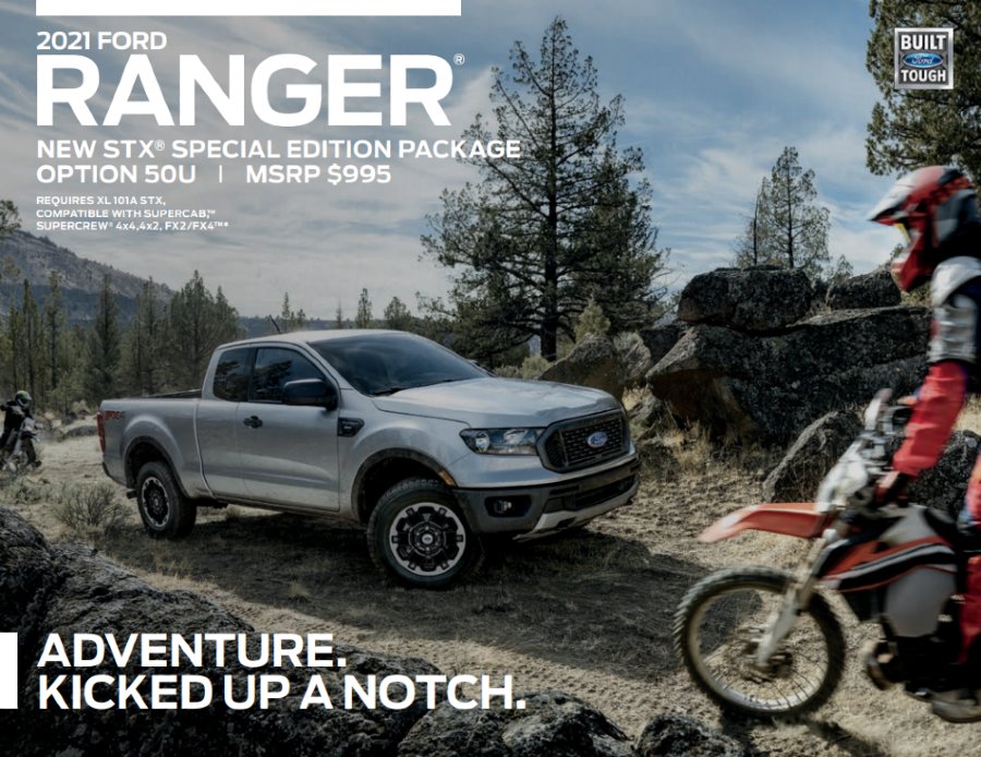 2021 Ford Ranger SXT Fact Sheet