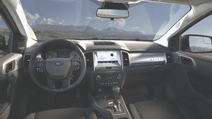 front interior of a 2021 Ford Ranger SXT