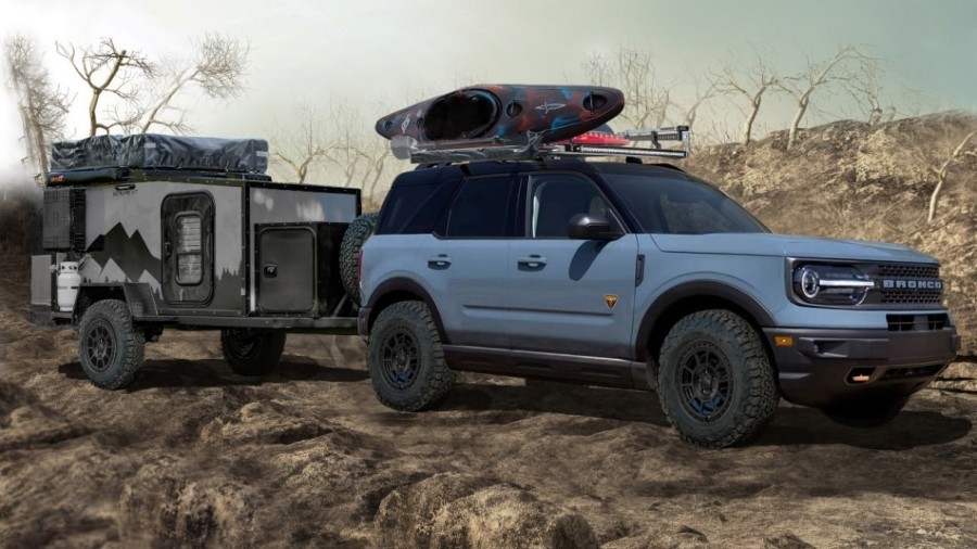 side view of a MAD Ford Bronco Sport Badlands