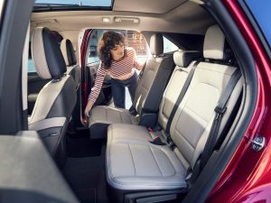 rear interior of a 2021 Ford Escape