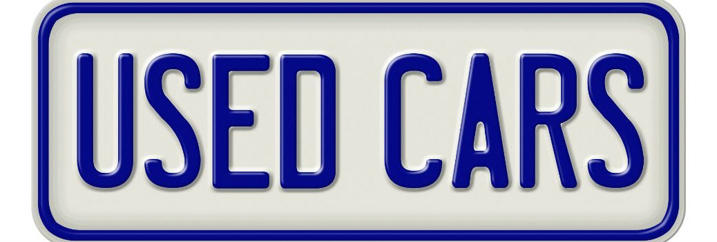 used car license plate