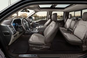 full interior of a 2021 Ford F-150