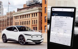 2021 Ford Mustang Mach-E and a Ford Navigation system with Mappo
