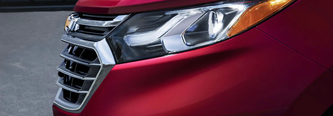 grille detail on 2018 chevy equinox
