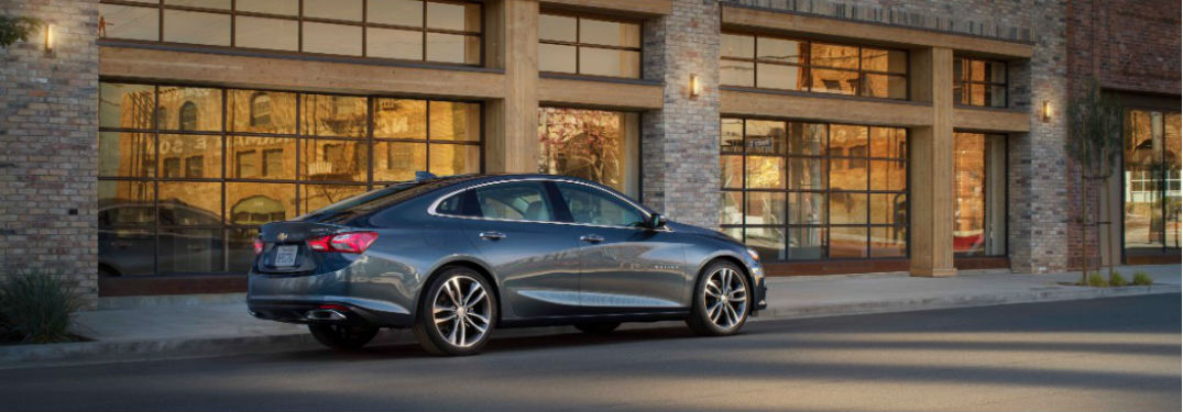 2019 Chevrolet Malibu parked on street in city
