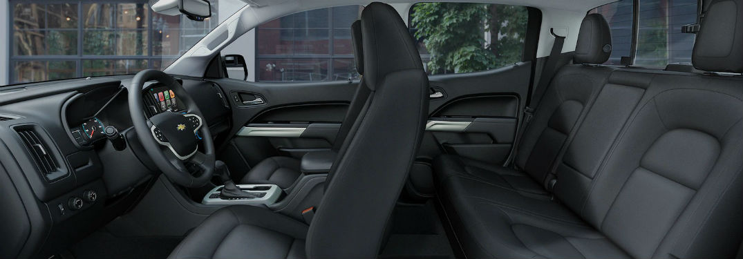 profile of seating in the 2018 Chevrolet Colorado